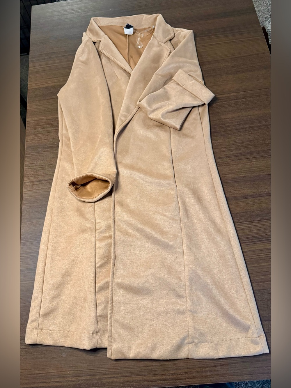 Windsor Long Sleeve Dress Coat in Camel
